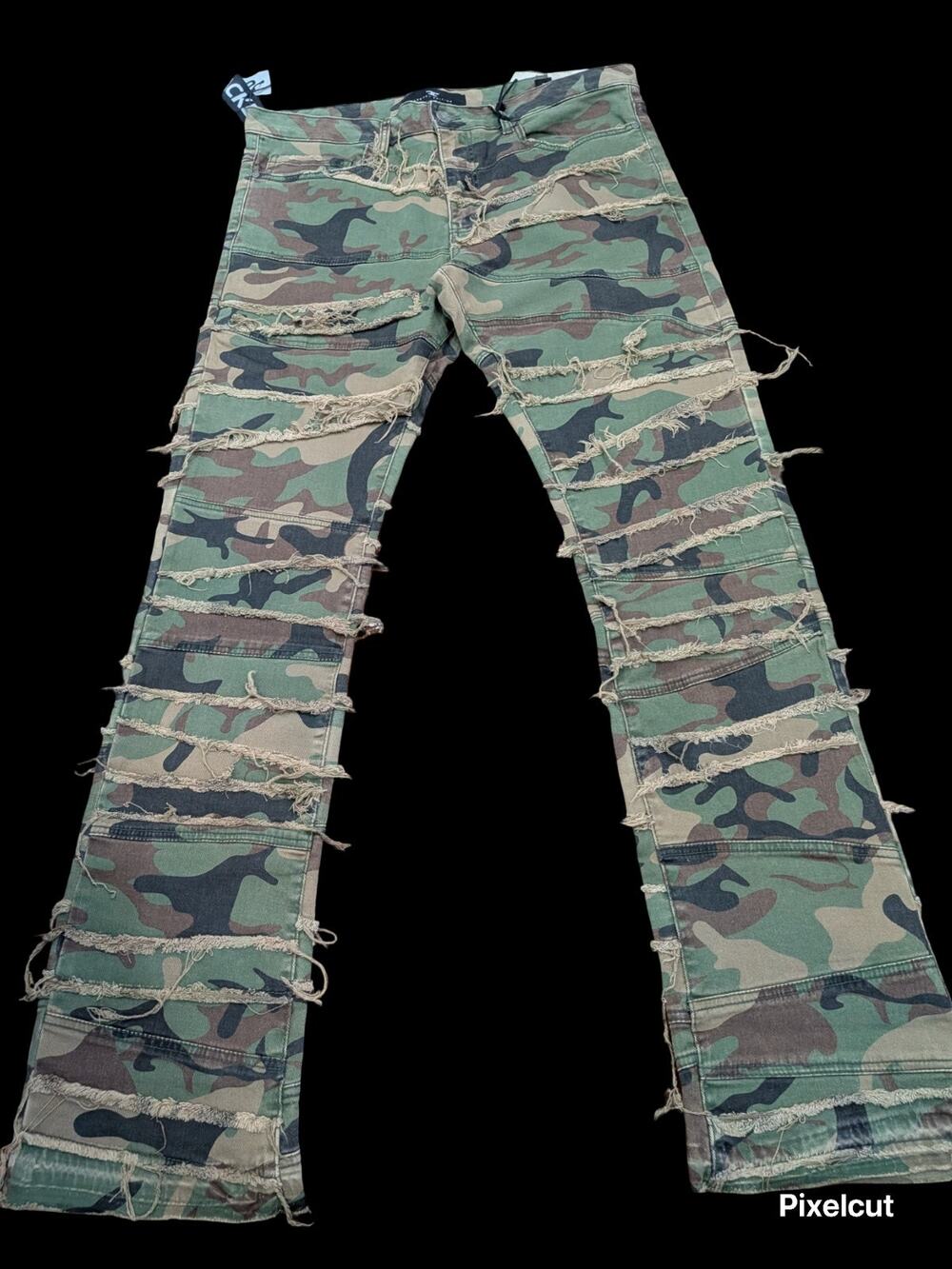 Jordan Craig Jeans Mens 38×32 Legacy Edition Martin Stacked Distressed Camo